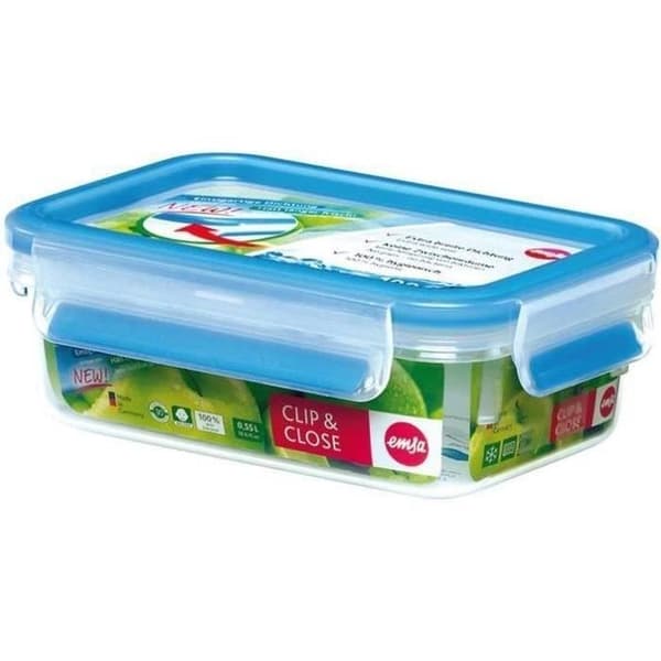 Clip & Close rektangulær boks - 1,2 L