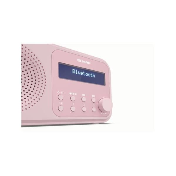 Radiopportabel - SHARP - DR-P420 (PK) - DAB/DAB+/FM - Bluetooth - USB/batteri strömförsörjning