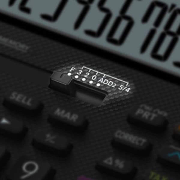 Printerberegner - CASIO - HR150 RCE - Sort - LCD-skærm - Batteridrevet