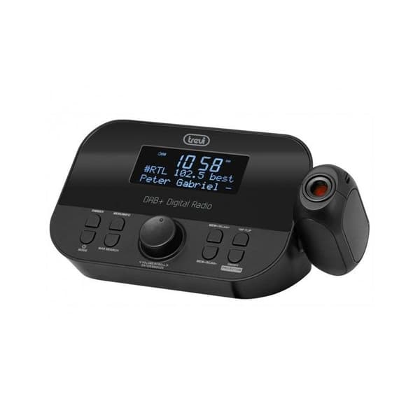 RADIOVÆKKER DIGITAL RC 85D8 DAB + SORT TREVI