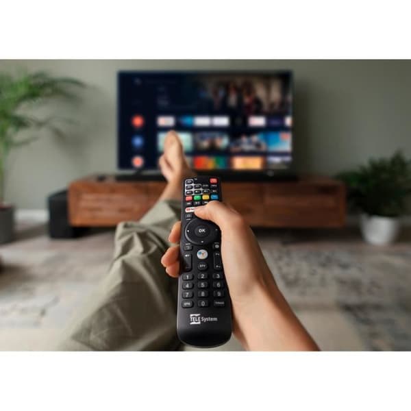 Android TV Dekoder - TELE SYSTEM - UP T2 4K - ULTRA HD - DVB-T2 HEVC - Smart TV Opgradering