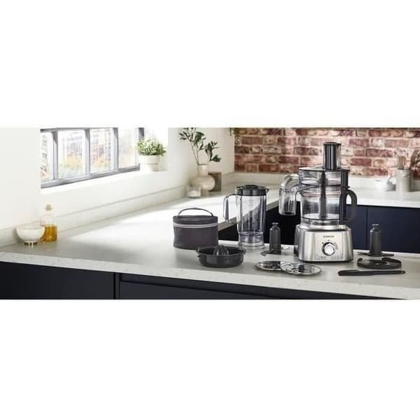 Robot multi compact KENWOOD - Harmaa - 3L tehosekoitin 1,5L