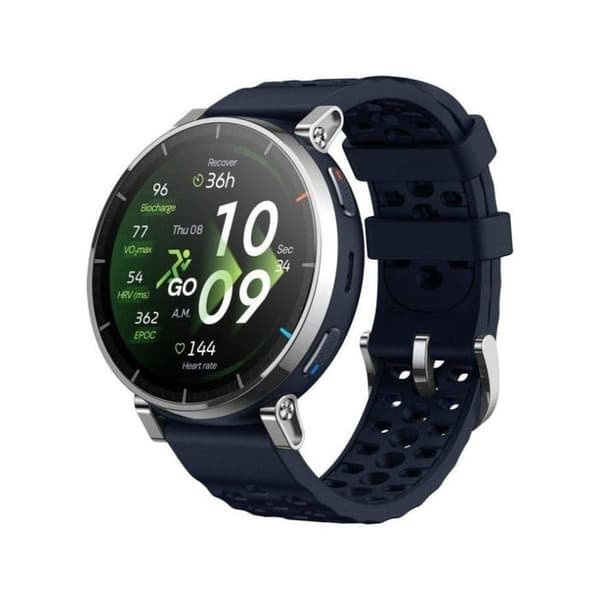 Amazfit Active 3 Premium GPS NFC Bluetooth 45mm AMOLED Vandmodstand 5ATM Blå