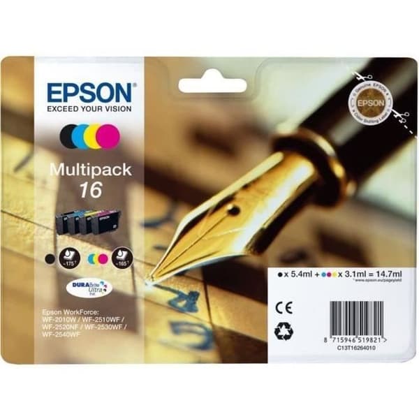 Epson PACK PLUME 4CL mustepatruuna
