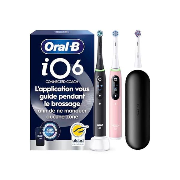 Elektrisk Oscillo-Rotations Tandbørste - 5 Tilstande, Genopladelig USB, Sort, Rosa