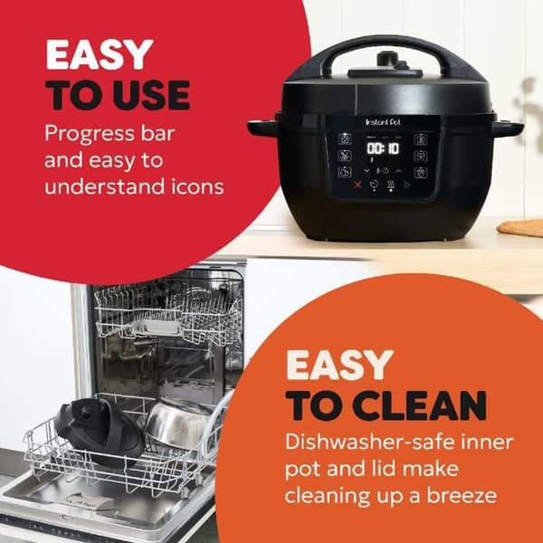 Multikoger - INSTANT POT - Classic Mini - 3,8 L - 7 funktioner - Sort