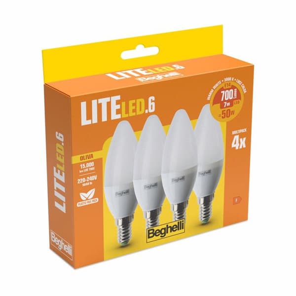 Beghelli 58043 Valkoinen LED-lamppu