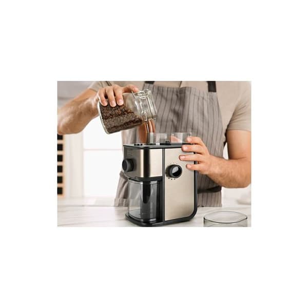 Elektrisk kaffekværn - Black+Decker - BXCG151E - 150 W - 12 kopper - Rustfrit stål