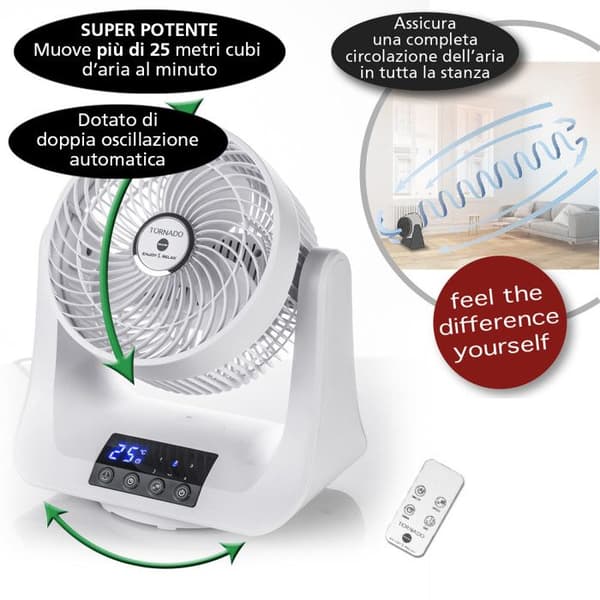 Ventilator Macom ENJOY & RELAX TORNADO - Hvid