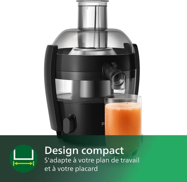 Centrifugeuse - PHILIPS - HR1832/00 - Saftpresser 1.5L - 500W - Sort