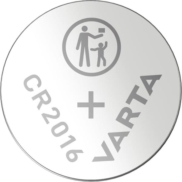 2 kpl Lithium 6016 CR 2016 -rakkuloita