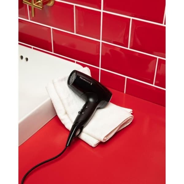 Kompakt hårtørrer - REMINGTON - D5000 - 2000 W - 2 hastigheder - Sort
