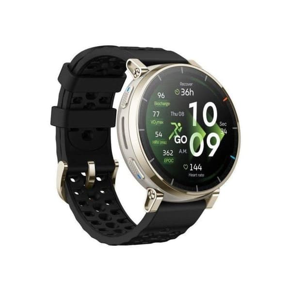 Amazfit Active 3 Premium GPS NFC Bluetooth 45mm AMOLED Vandmodstand 5ATM Sort