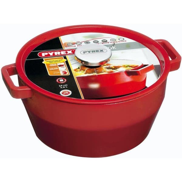 Pyrex - Hidas keitto - 24 cm - Punainen