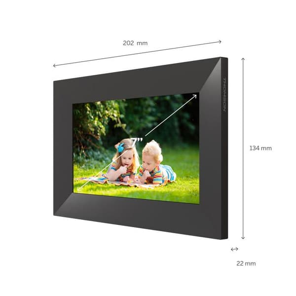 Digitalt Billede Ramme - THOMSON - 7" - Sort - Wi-Fi - LCD