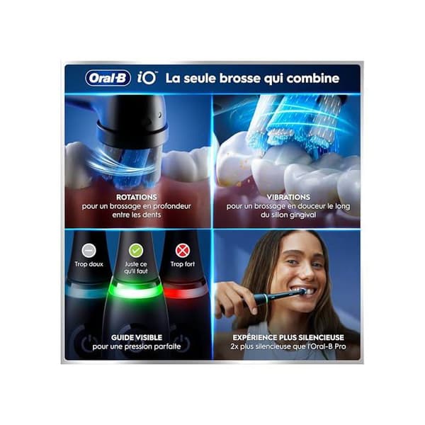 Elektrisk Oscillo-Rotations Tandbørste - 5 Tilstande, Genopladelig USB, Sort, Rosa