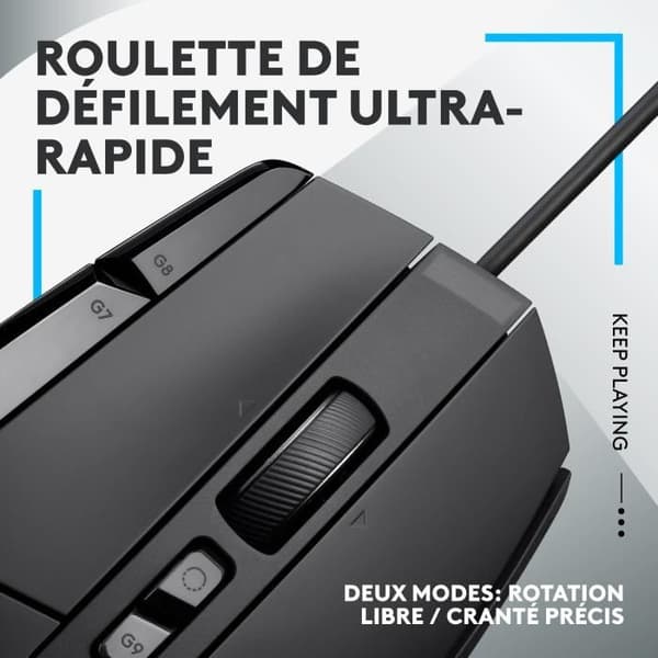 Gaming mus - Kablet - Logitech G - G502 X - Sort