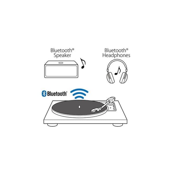 Pladeboks - TEAC - TN-180BT/A3 - Bluetooth - 3 hastigheder - Sort