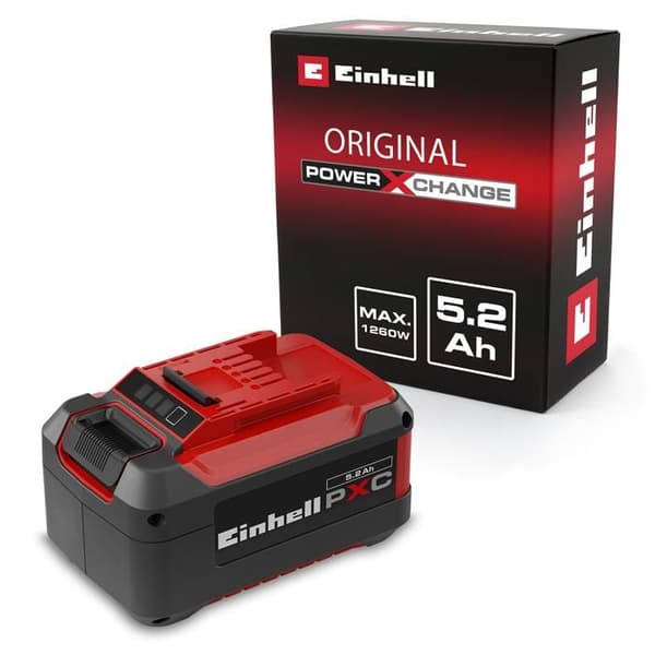 Einhell Batteri 5,2 Ah PXC PLUS (Lithium-Ion, 18V, til alle Einhell PXC apparater)