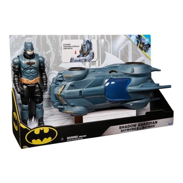 SPIN MASTER PAKKAUS BATMOBILE + FIGUURI BATMAN 30 CM Batman