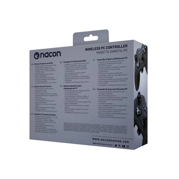 Gamepad - NACON - PCGC-200WL - Trådløs - Vibration - Sort
