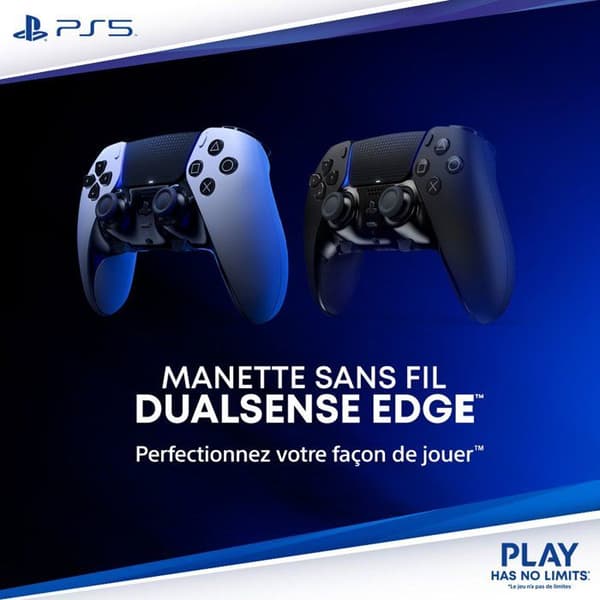 Langaton DualSense Edge™ - Midnight Black I PS5 ja PC