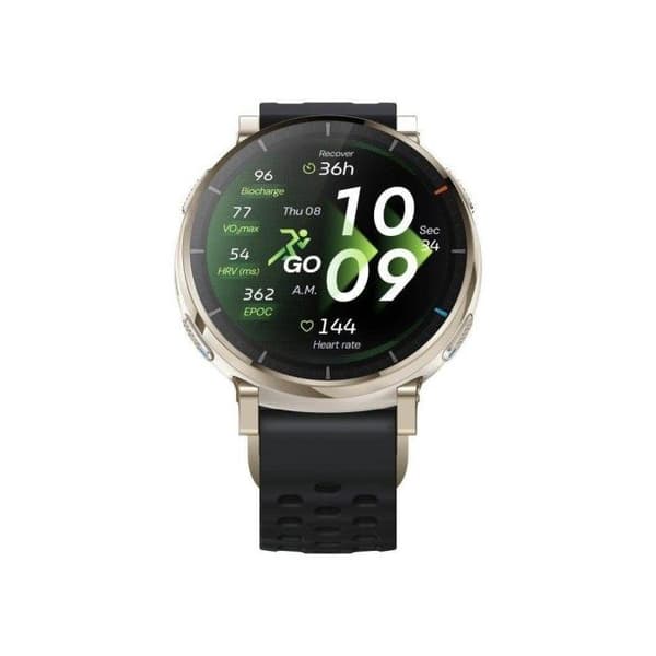 Amazfit Active 3 Premium GPS NFC Bluetooth 45mm AMOLED Vandmodstand 5ATM Sort