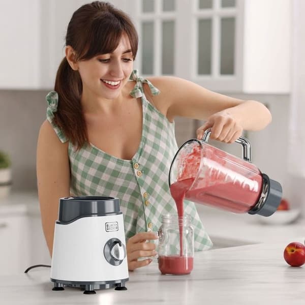Blender Black & Decker BXJB1002E Vit/Svart