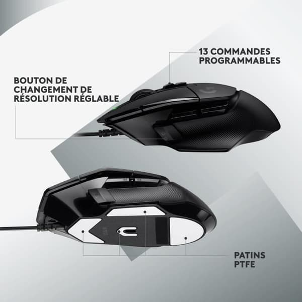 Gaming mus - Kablet - Logitech G - G502 X - Sort