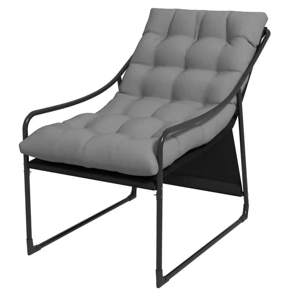 Ulkopuutarhan nojatuoli | Väri: Harmaa | Mitat: 110x62x88 cm