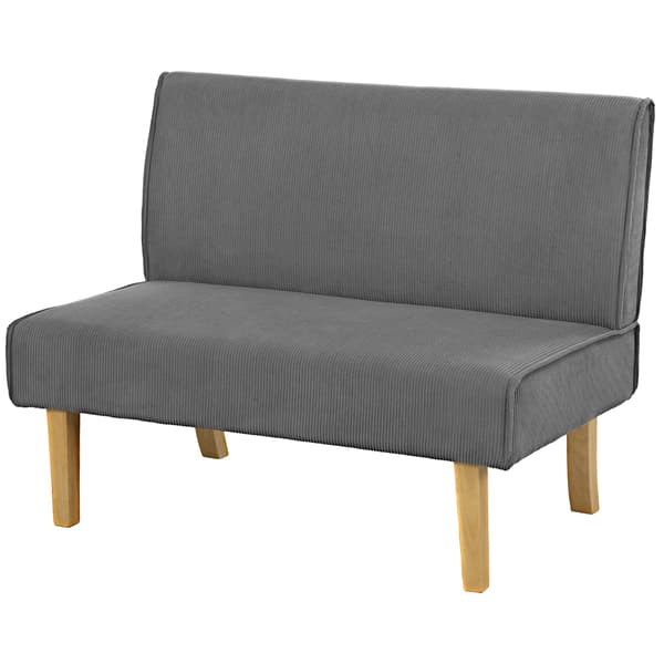 2-istuttava vakosametti sohva - harmaa | Väri: Harmaa | Mitat: 110x62x85 cm