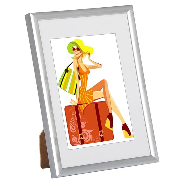 Fotoram i plast | Silver | 13x18 cm