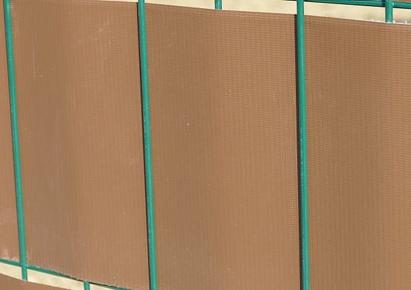 Privacy film til dobbelt stang måtter | Brun
