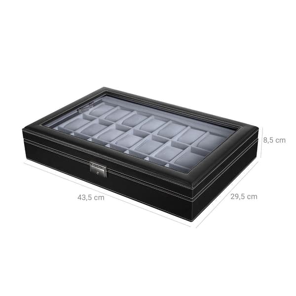 Urboks til 24 ure - organizer - rejsetaske - MDF - sort