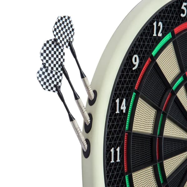 Elektronisk dartskive med 18 spil og 159 variationer | Farve: Sort