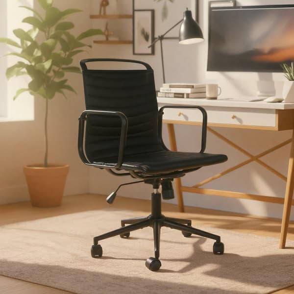 Kontorstol Bakers - Ergonomisk | Farve: sort | Mål: 54x65x93 cm