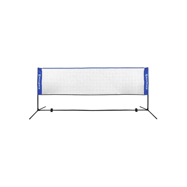 Badmintonnet bærbart udendørs justerbart foldbart sort 300 x 155 x 103 cm