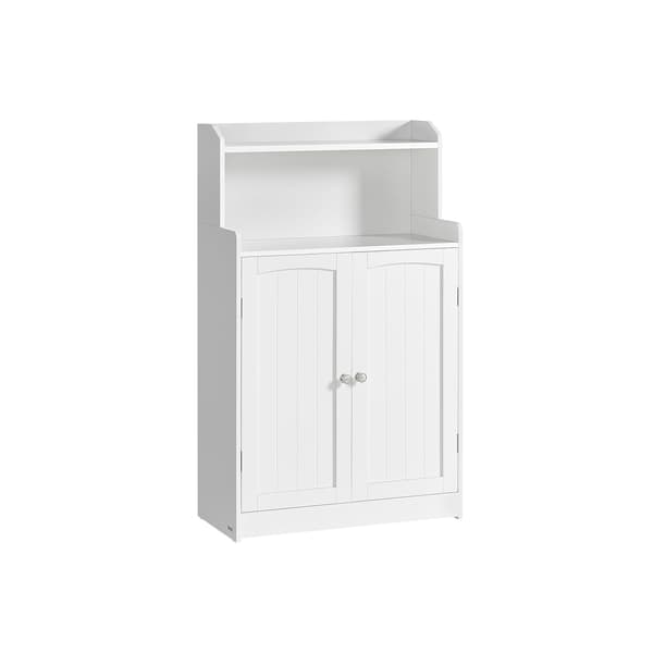 Badeværelsesskab hvid MDF 30x60x100 cm