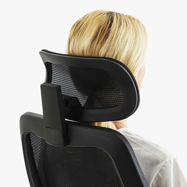 Kontorstol - Gaming stol - Computer stol - Sort - 64 x 62 x (117-127) cm