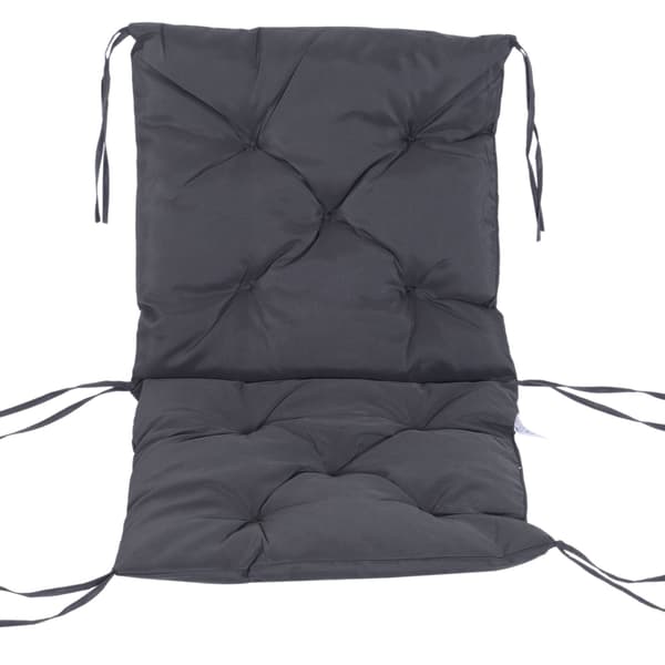 2 tuolin tyynyn setti - harmaa | Väri: Harmaa | Mitat: 38,58x19,68x3,14 cm