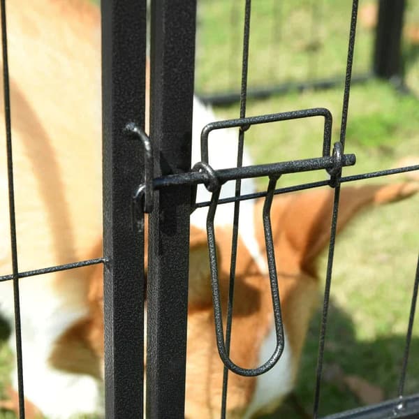 Hundeløb for små og mellemstore hunde | Farve: Sort