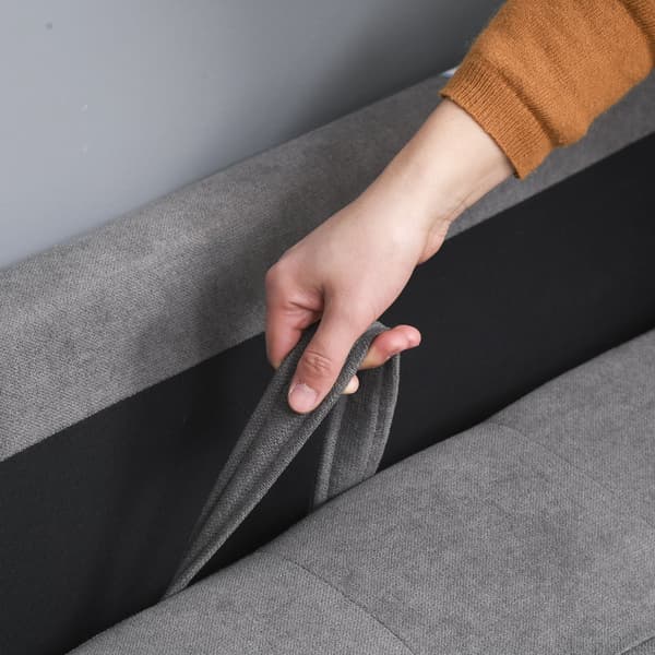 Sofa med opbevaring - Grå sofa | Farve: Grå | Mål: 111x62x78 cm