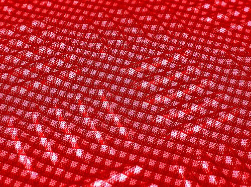 4-delige universele automatten aluminiumlook | Rood