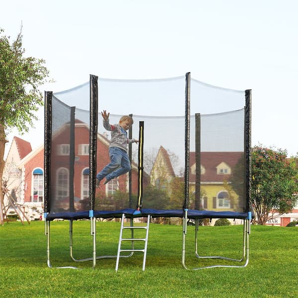 Trampolin skyddsnät - skyddsnät - beige - 366 cm