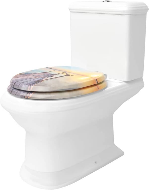 WC-istuin MDF soft close -saranoilla Sunset | Auringonlasku