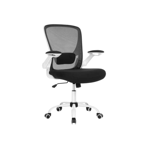 Ergonomisk mesh kontorstol - drejelig - sort - justerbar - 120 kg