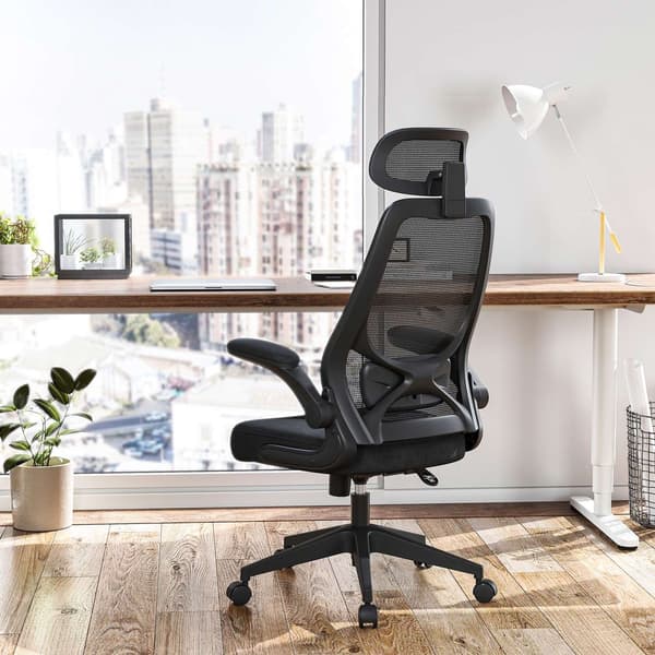 Kontorstol - Gaming stol - Computer stol - Sort - 64 x 62 x (117-127) cm