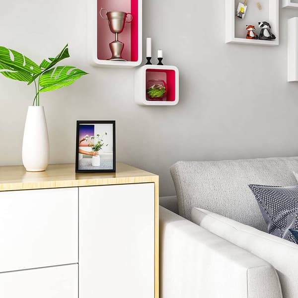 5-delt sæt plastfotorammer 20x30 cm | Sort