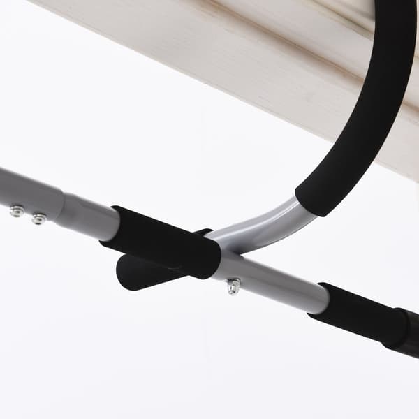Pull-up bar træningsholder til pull-ups | Farve: Sort, grå | Mål: 40x92x17 cm