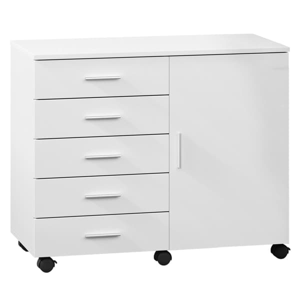 Rullecontainer met deur | Viden | 80x40x65 cm